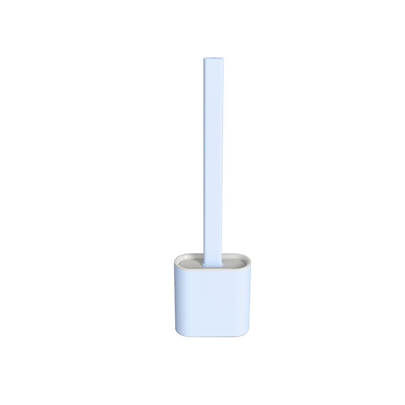 Wall-Mounted Silicone Toilet Brush Set
