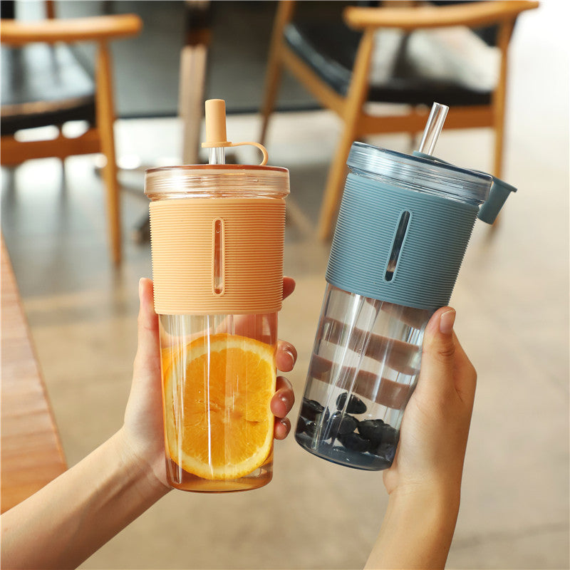 Transparent Straw Cup