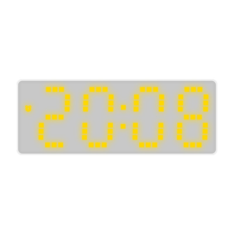LED Large Character Bedhead Alarm Clock