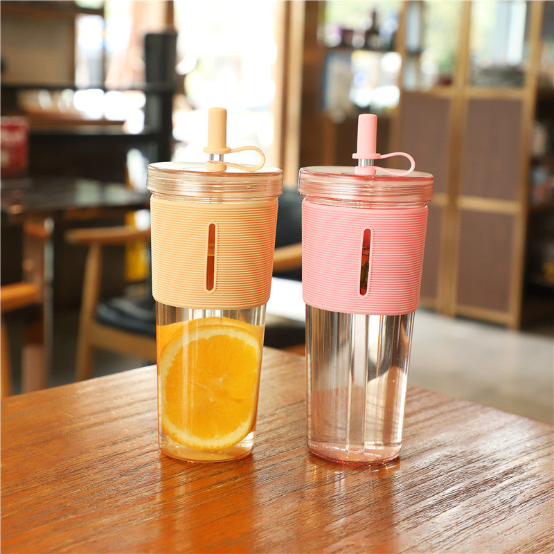 Transparent Straw Cup