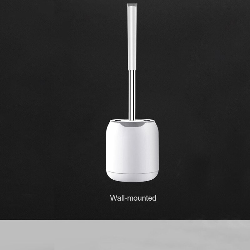 Wall-Mounted Silicone Toilet Brush