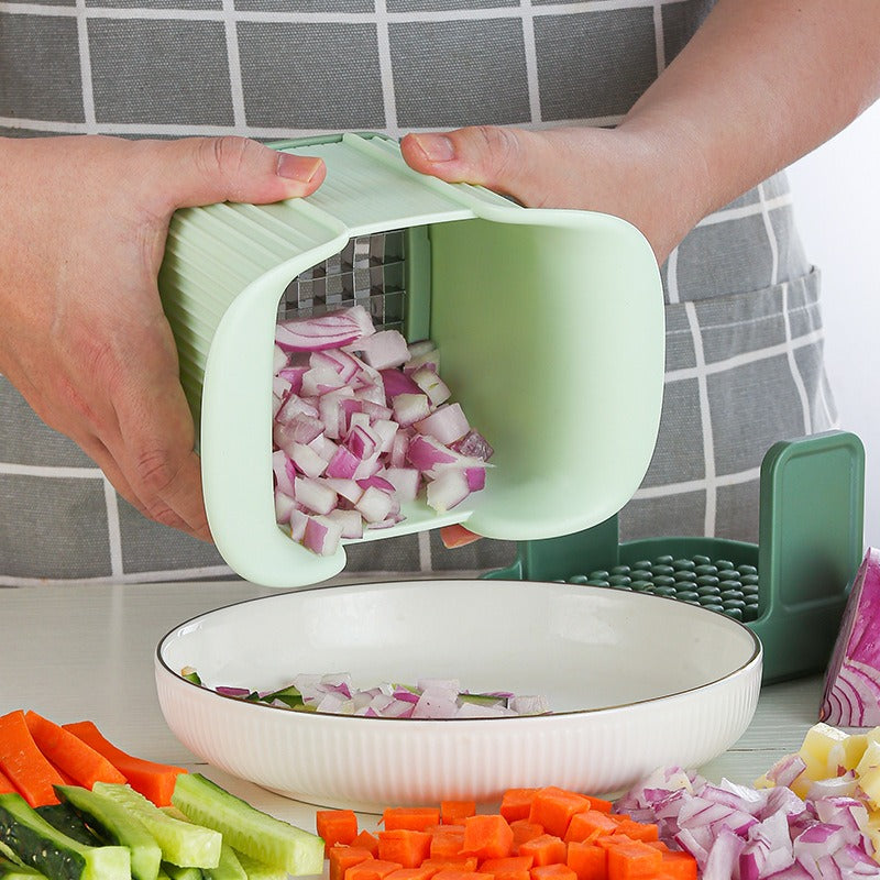 Multi-Function Hand Pressed Vegetable Cutter