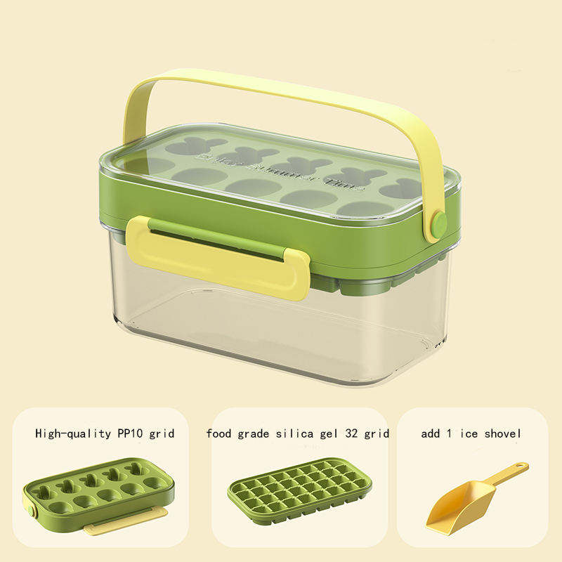 Portable Silicone Ice Mold with Cover