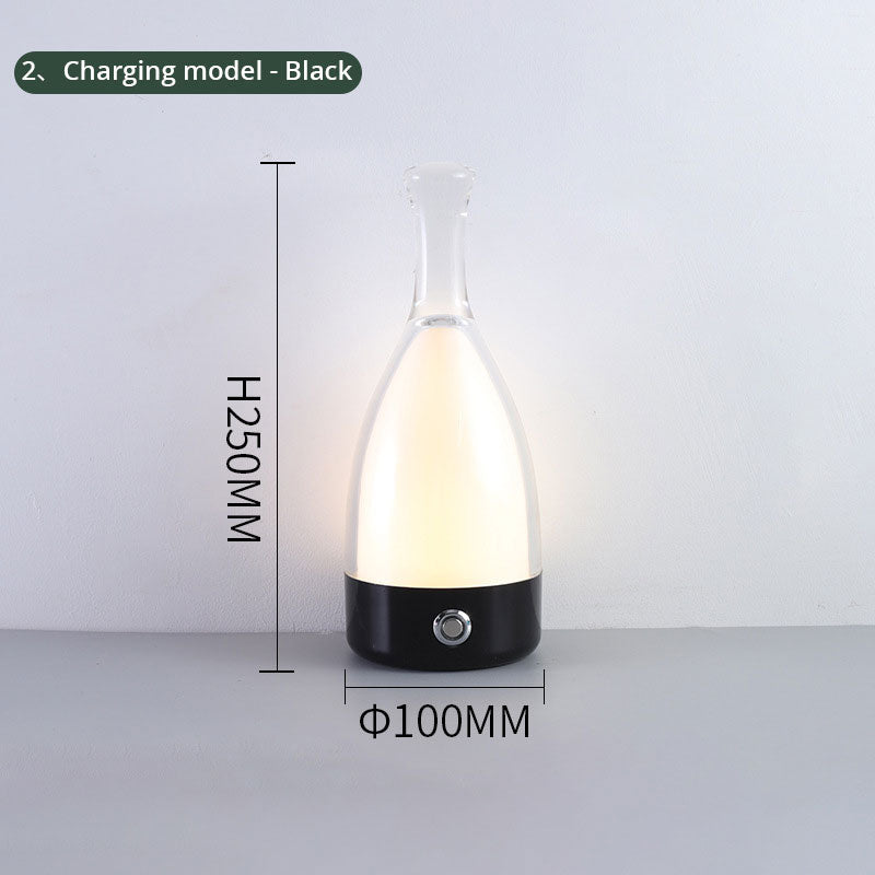 INS Wind Wine Bottle Table Lamp