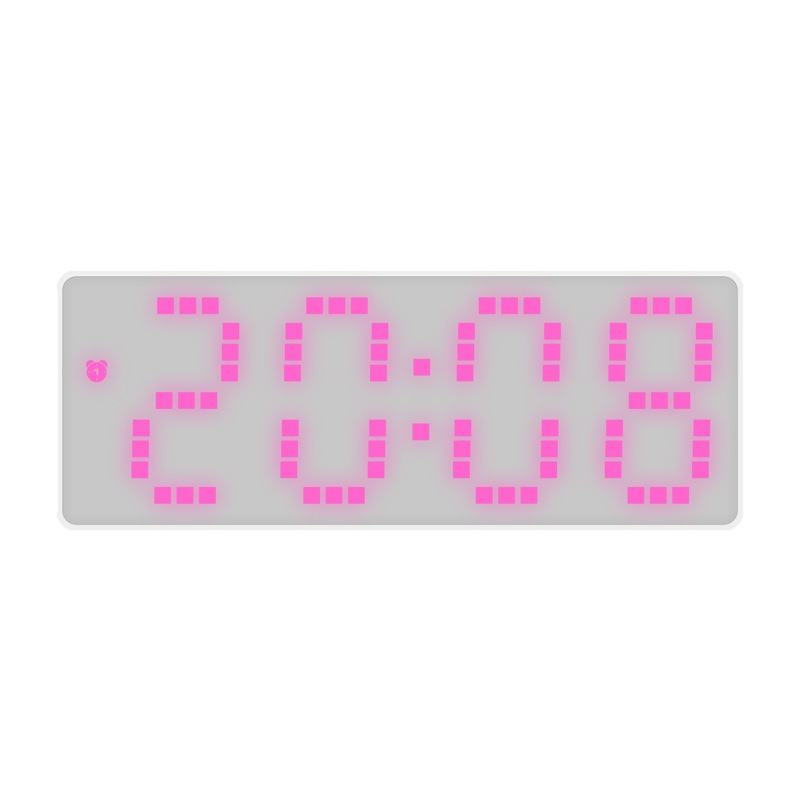 LED Large Character Bedhead Alarm Clock