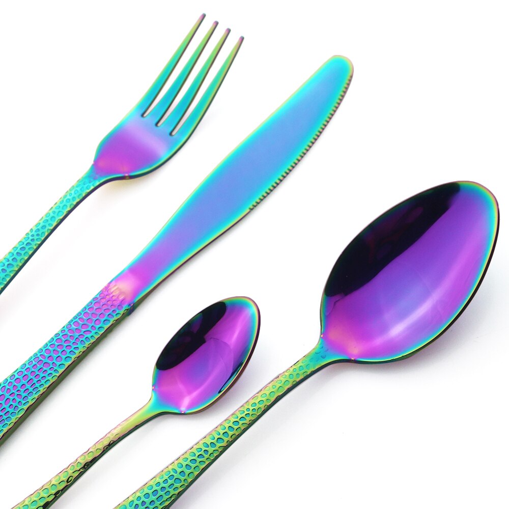 4-Piece Black Cutlery Set