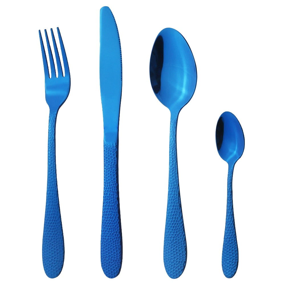 4-Piece Black Cutlery Set