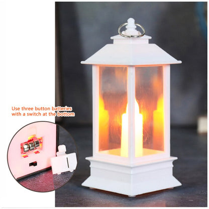 LED Flameless Lantern Vintage Castle Hanging Light