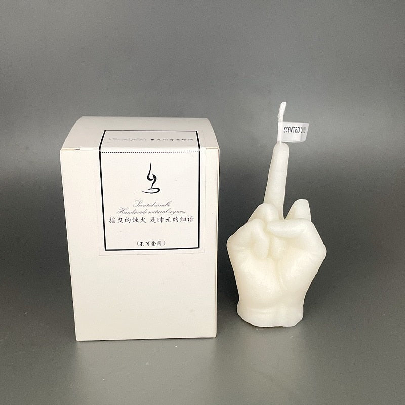 Funny Middle Finger Scented Candle