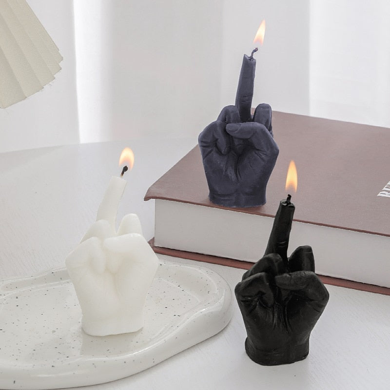 Funny Middle Finger Scented Candle