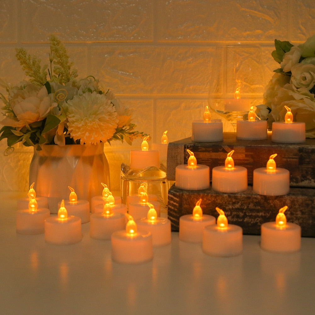 12/24-Piece Flameless LED Tea Lights