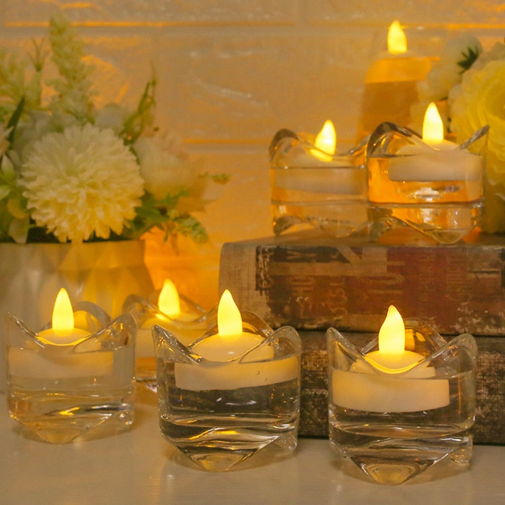 12/24-Piece Flameless LED Tea Lights