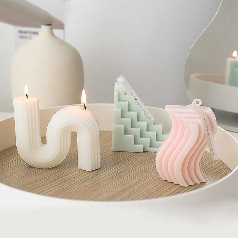 Irregular Geometric Decorative Scented Candle