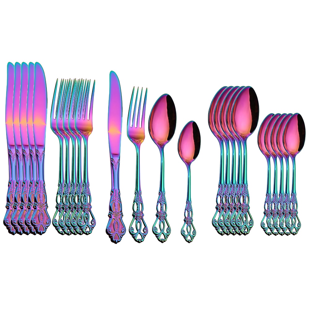 24-Piece Gold Cutlery Set