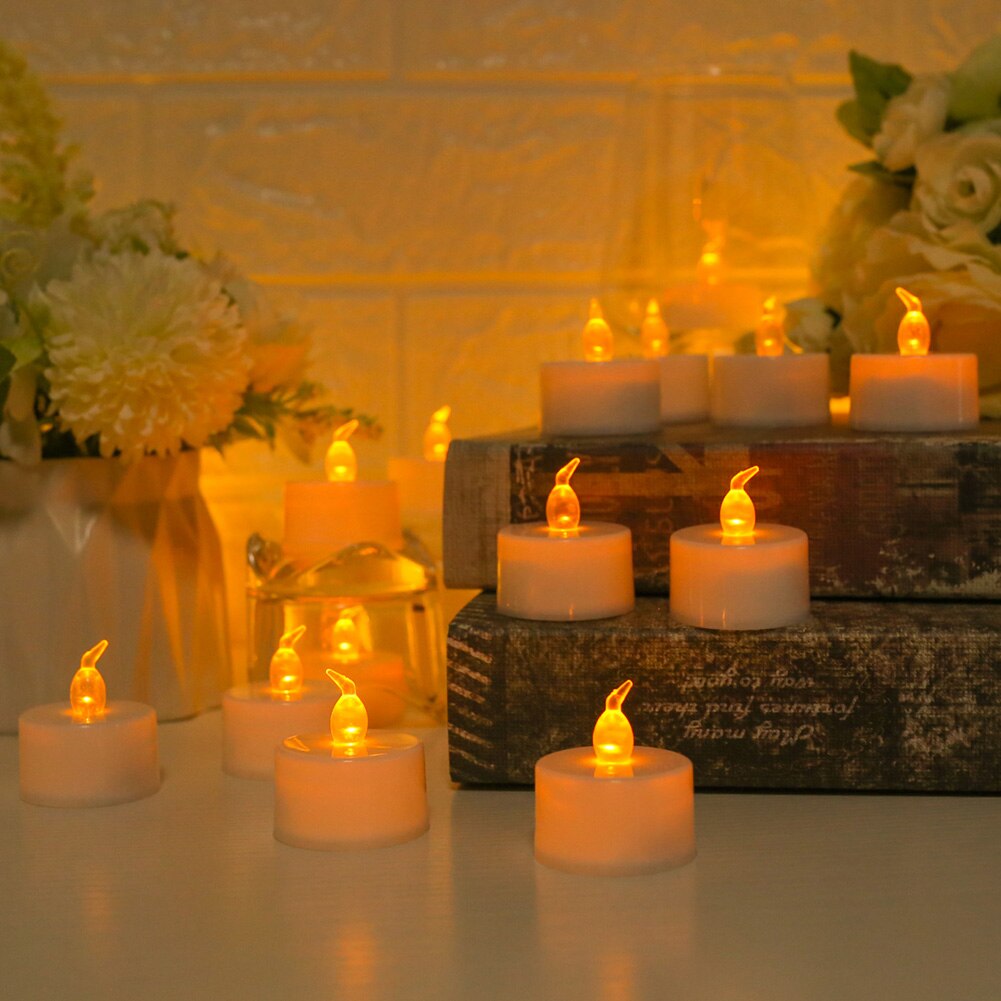 12/24-Piece Flameless LED Tea Lights