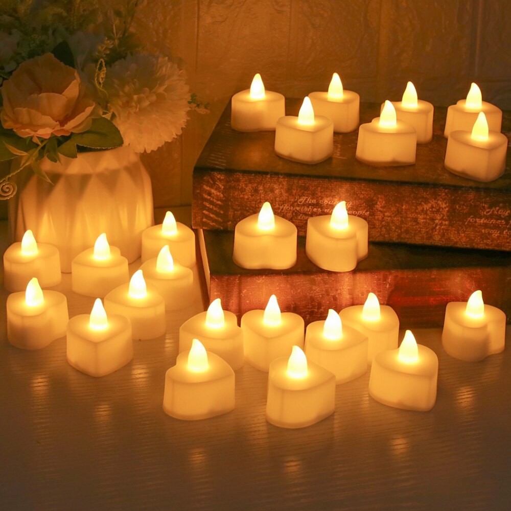 12/24-Piece Flameless LED Tea Lights