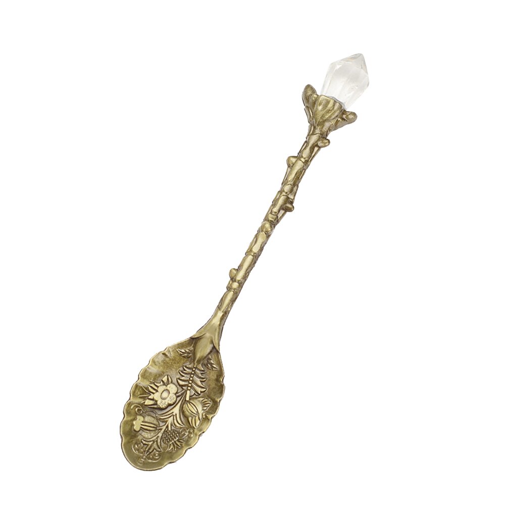 Vintage Carved Crystal Spoon