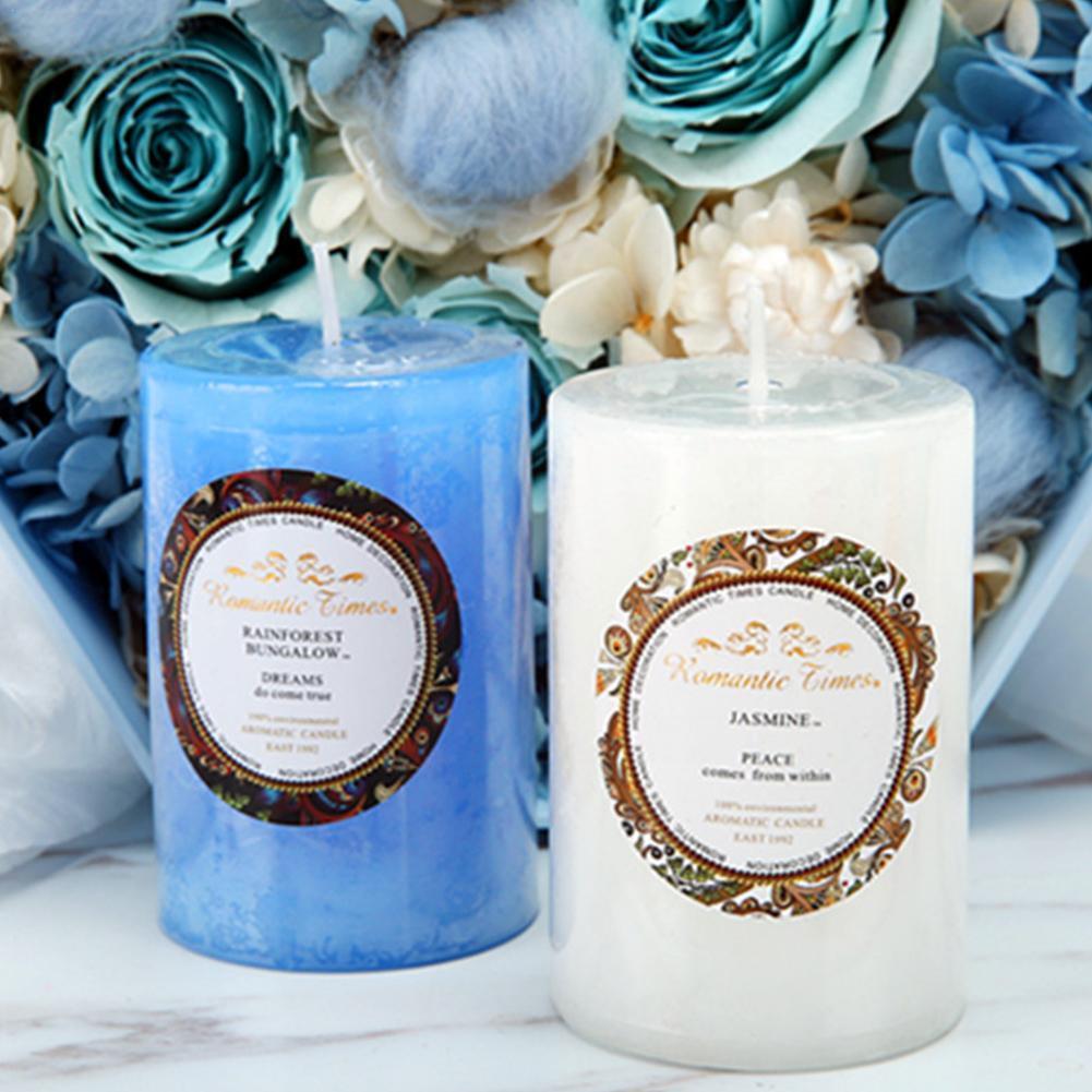 Household Smokeless Column Wax Scented Candles