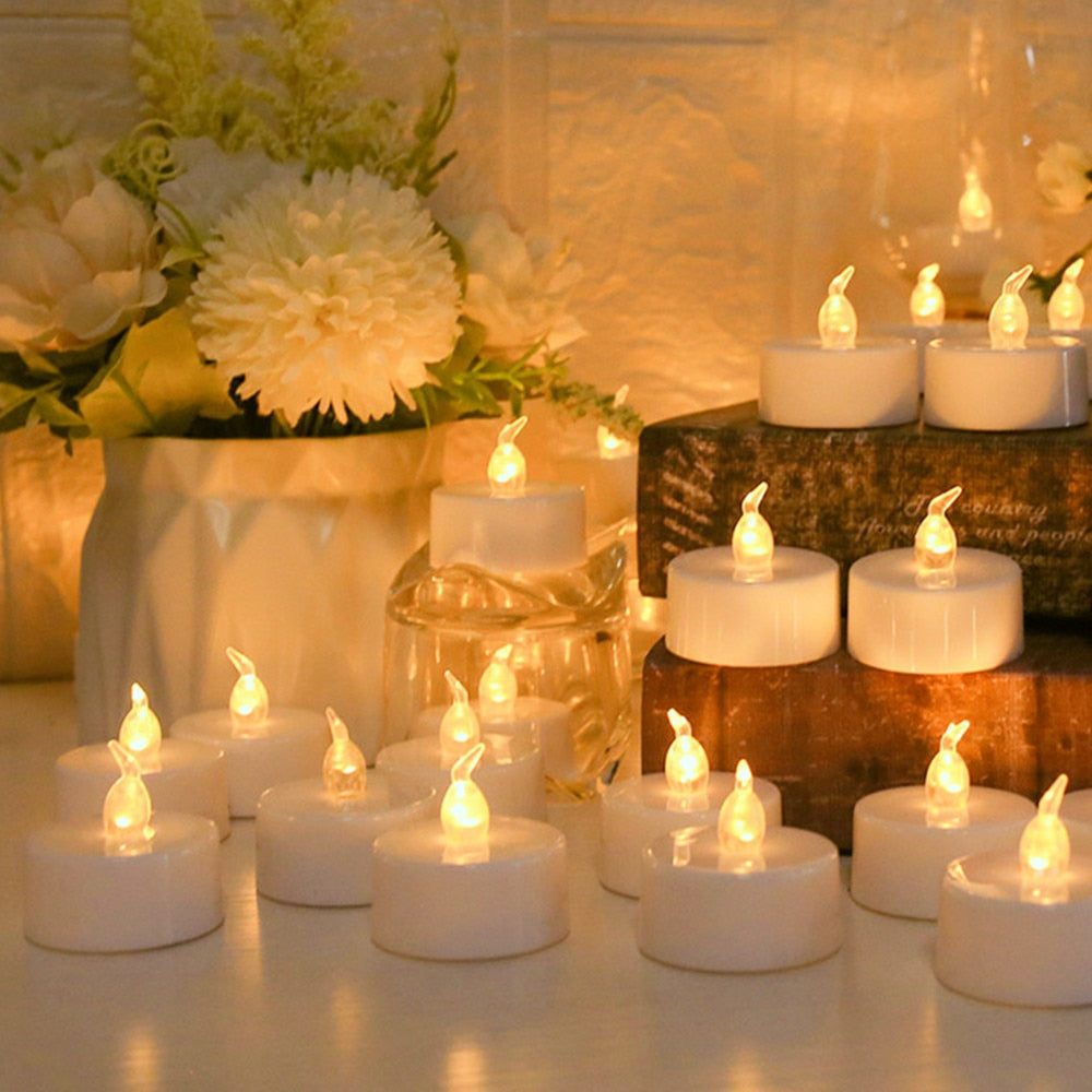 12/24-Piece Flameless LED Tea Lights