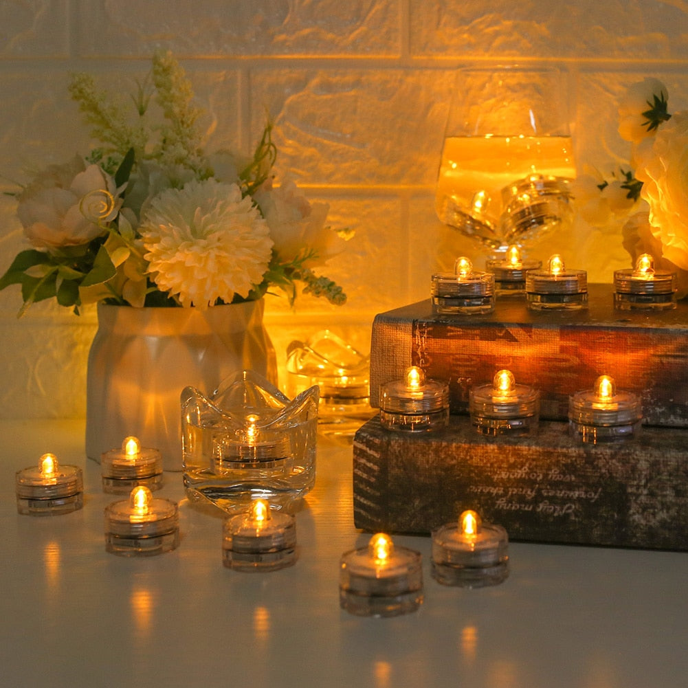 12/24-Piece Flameless LED Tea Lights