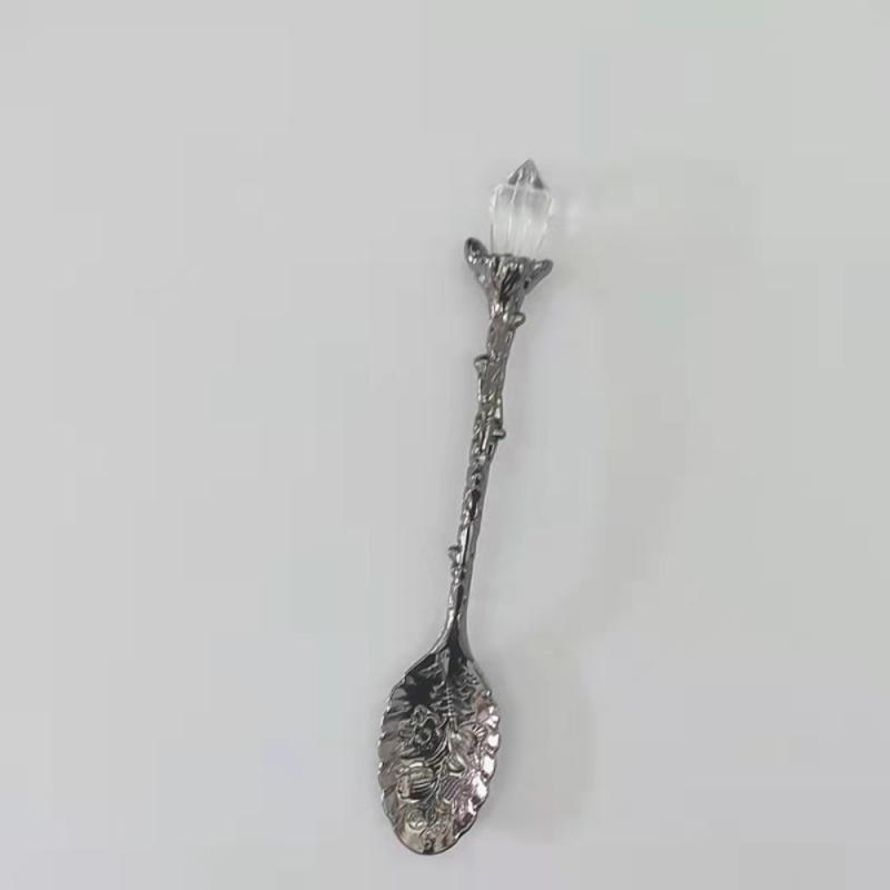 Vintage Carved Crystal Spoon