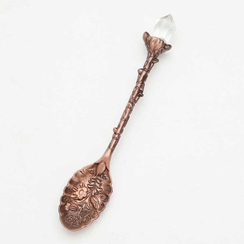 Vintage Carved Crystal Spoon