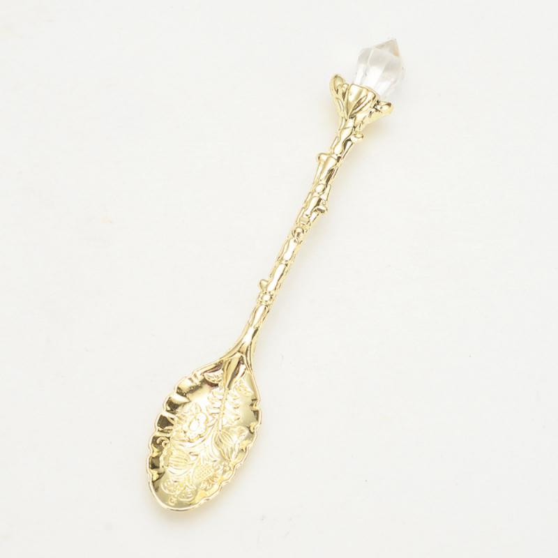 Vintage Carved Crystal Spoon