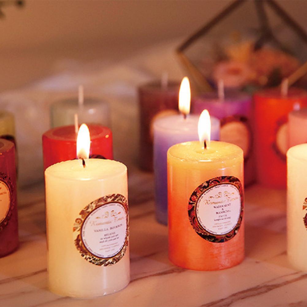 Household Smokeless Column Wax Scented Candles