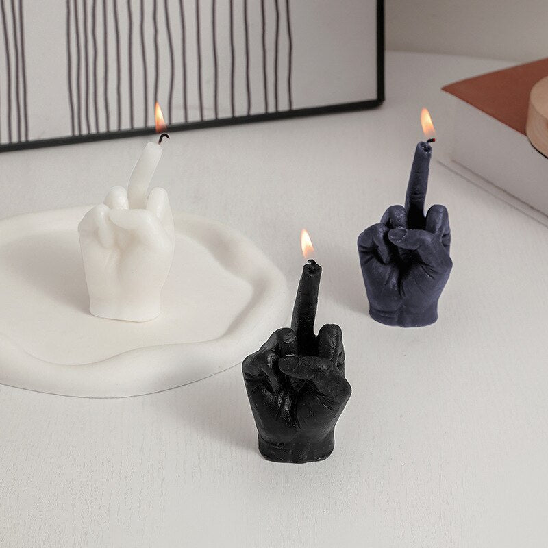 Funny Middle Finger Scented Candle