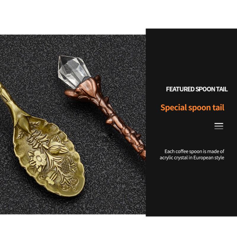 Vintage Carved Crystal Spoon