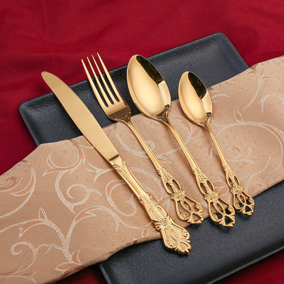 24-Piece Gold Cutlery Set