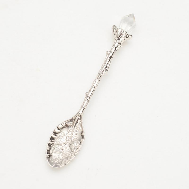 Vintage Carved Crystal Spoon