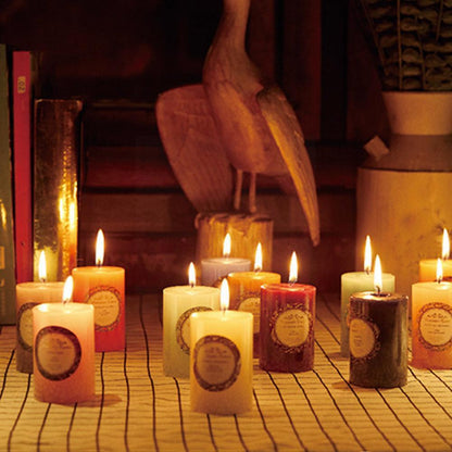 Household Smokeless Column Wax Scented Candles